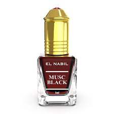 Musc Black - Sans alcool - EL NABIL - 5 ml – essence précieuse dans un flacon raffiné