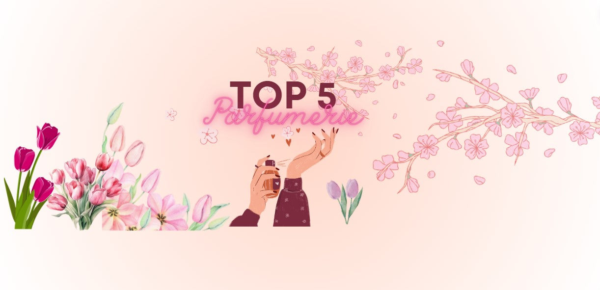 Top 5 de nos Parfums les plus doux pour ce Printemps