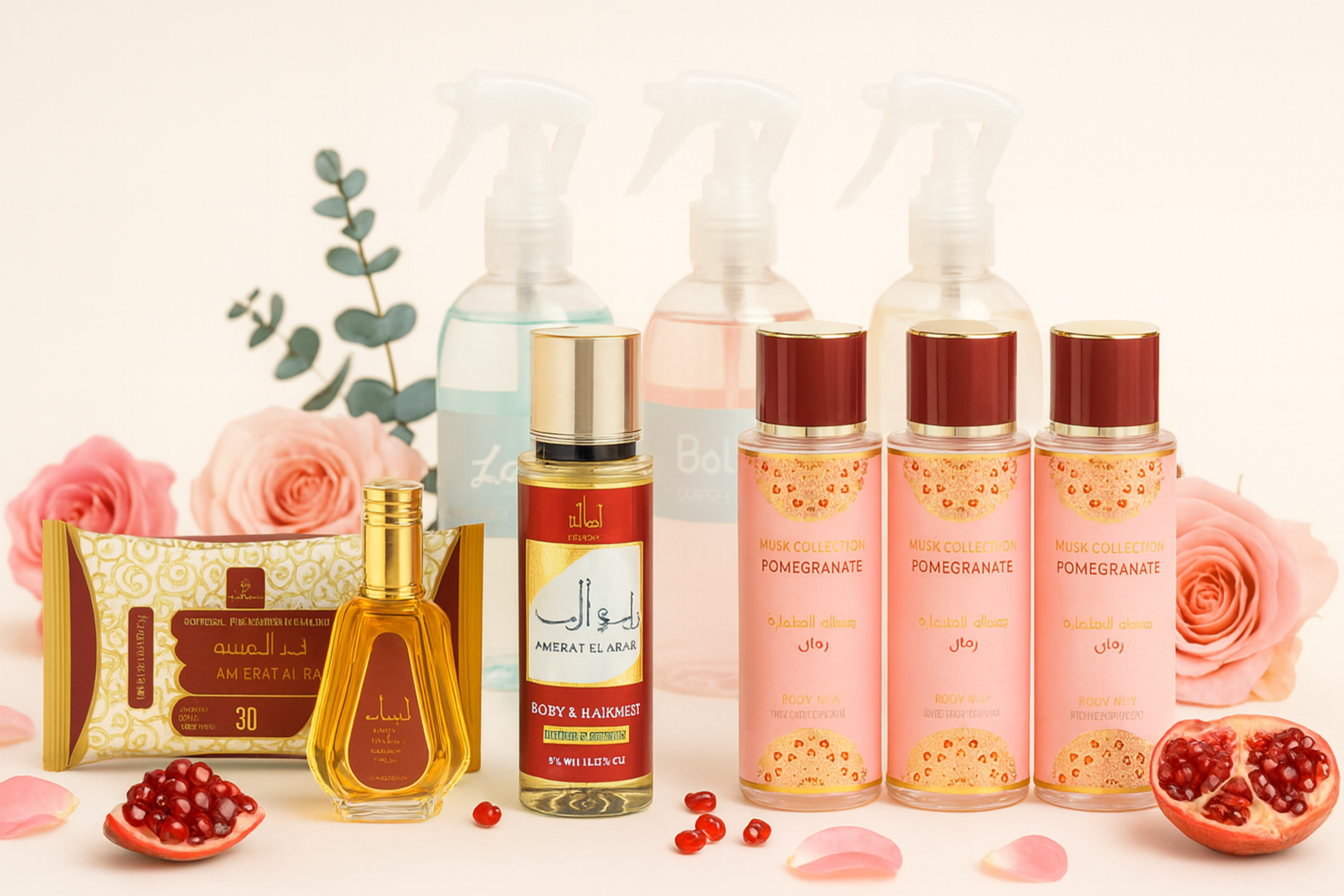 Brumes, lingettes, parfums, spray textile