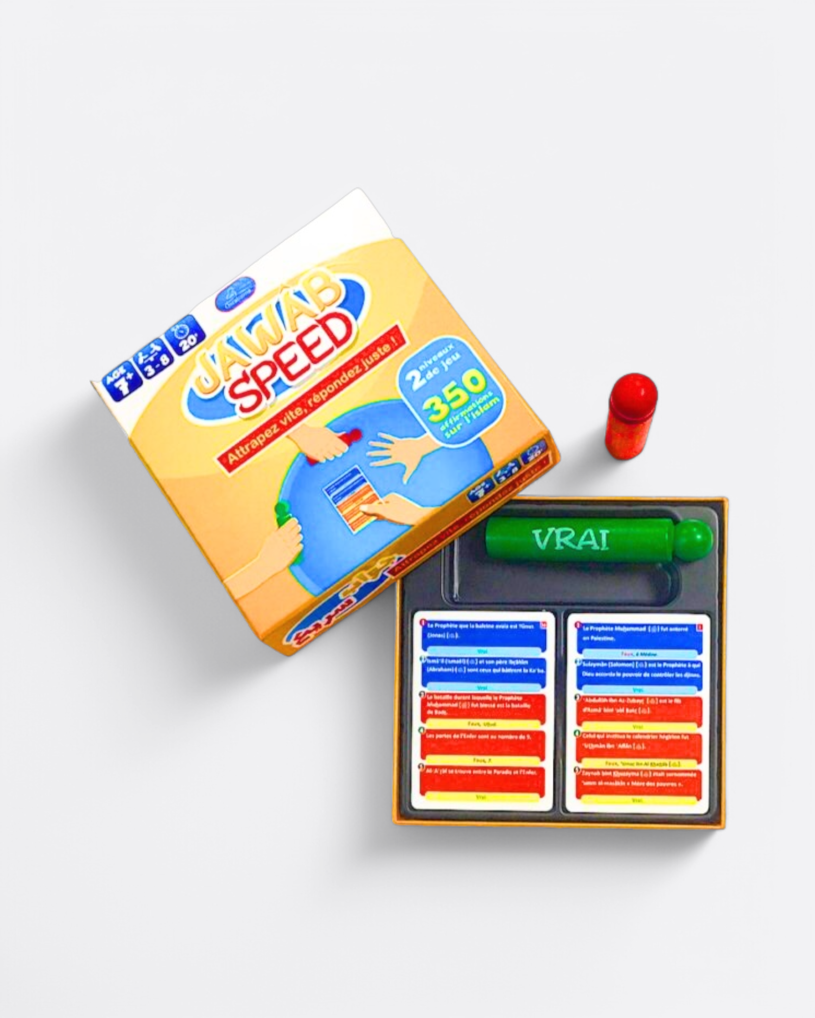 Jeu & Quiz | Jawab Speed : Attrapez Vite, Répondez Juste ! - 7 ans et plus - Edition Osratouna – produit proposé sur Souk Dubaï