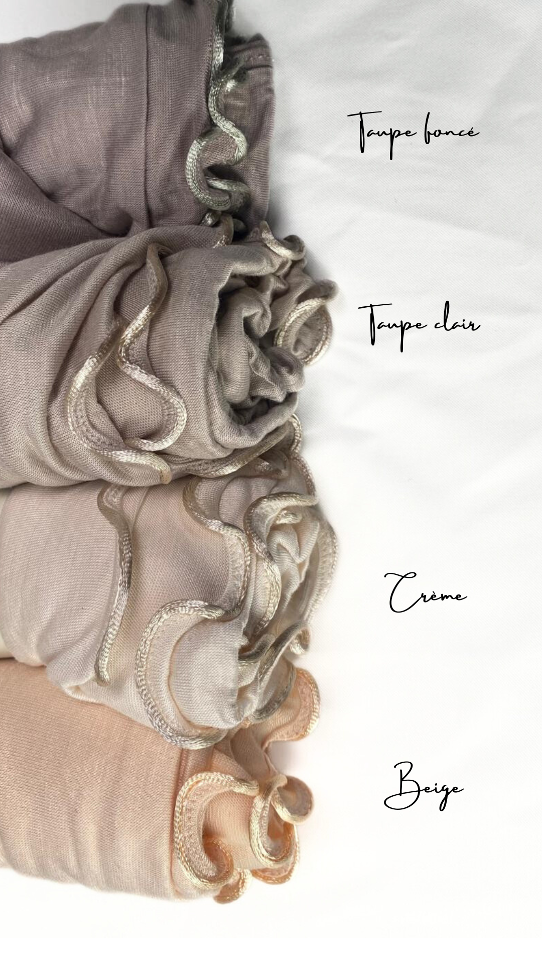 Mon bouquet hijab 1 voile - Jersey coton Bouclé