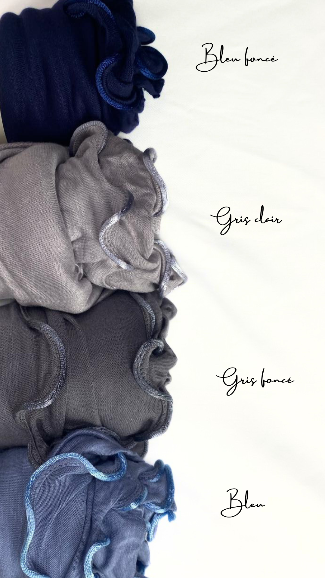 Mon bouquet hijab 1 voile - Jersey coton Bouclé