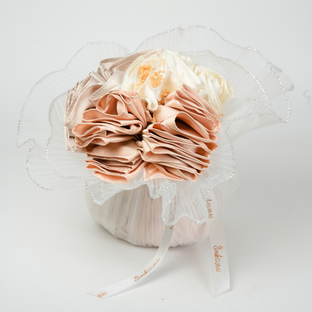 Bouquet de Voile satiné Amira – produit proposé sur Souk Dubaï