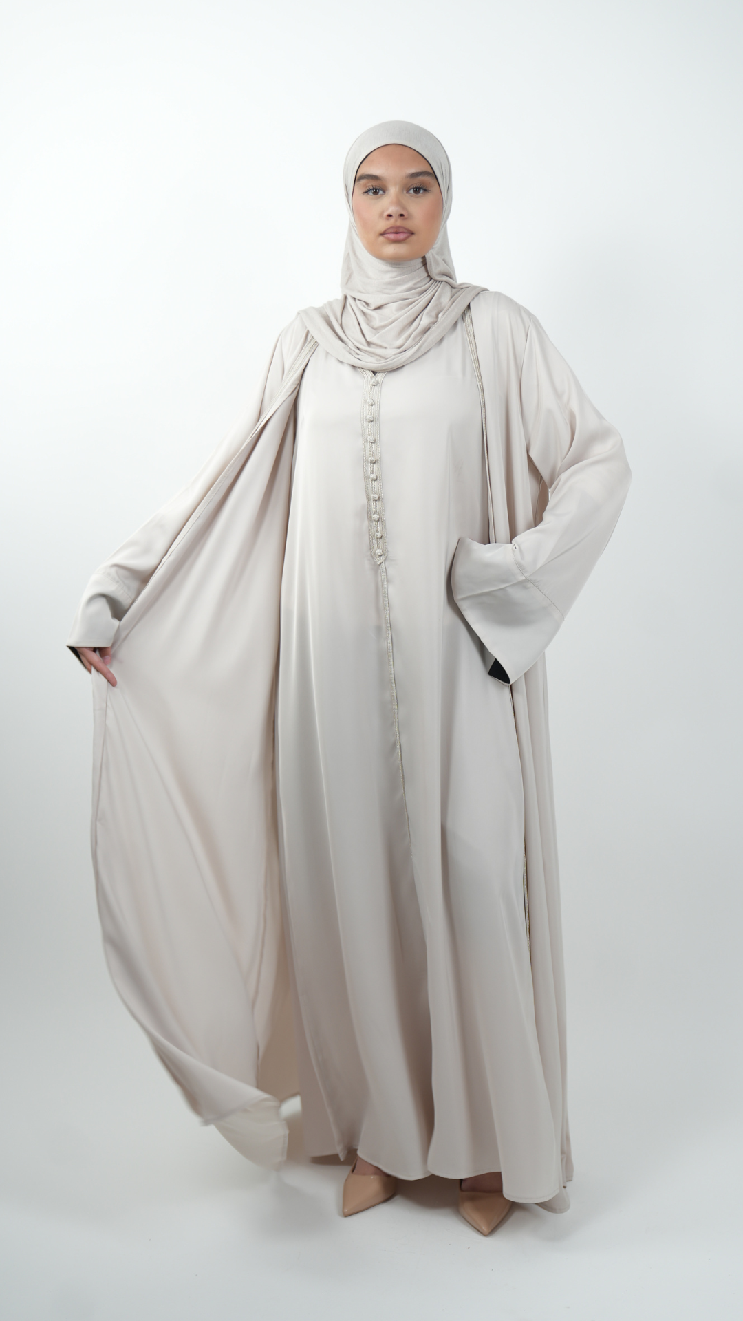 Ensemble Kimono luxueux aux touches orientales