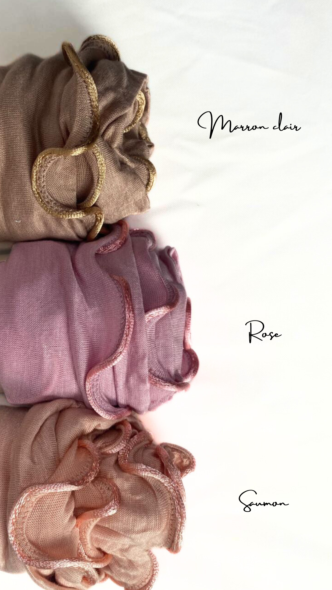 Mon bouquet hijab 1 voile - Jersey coton Bouclé