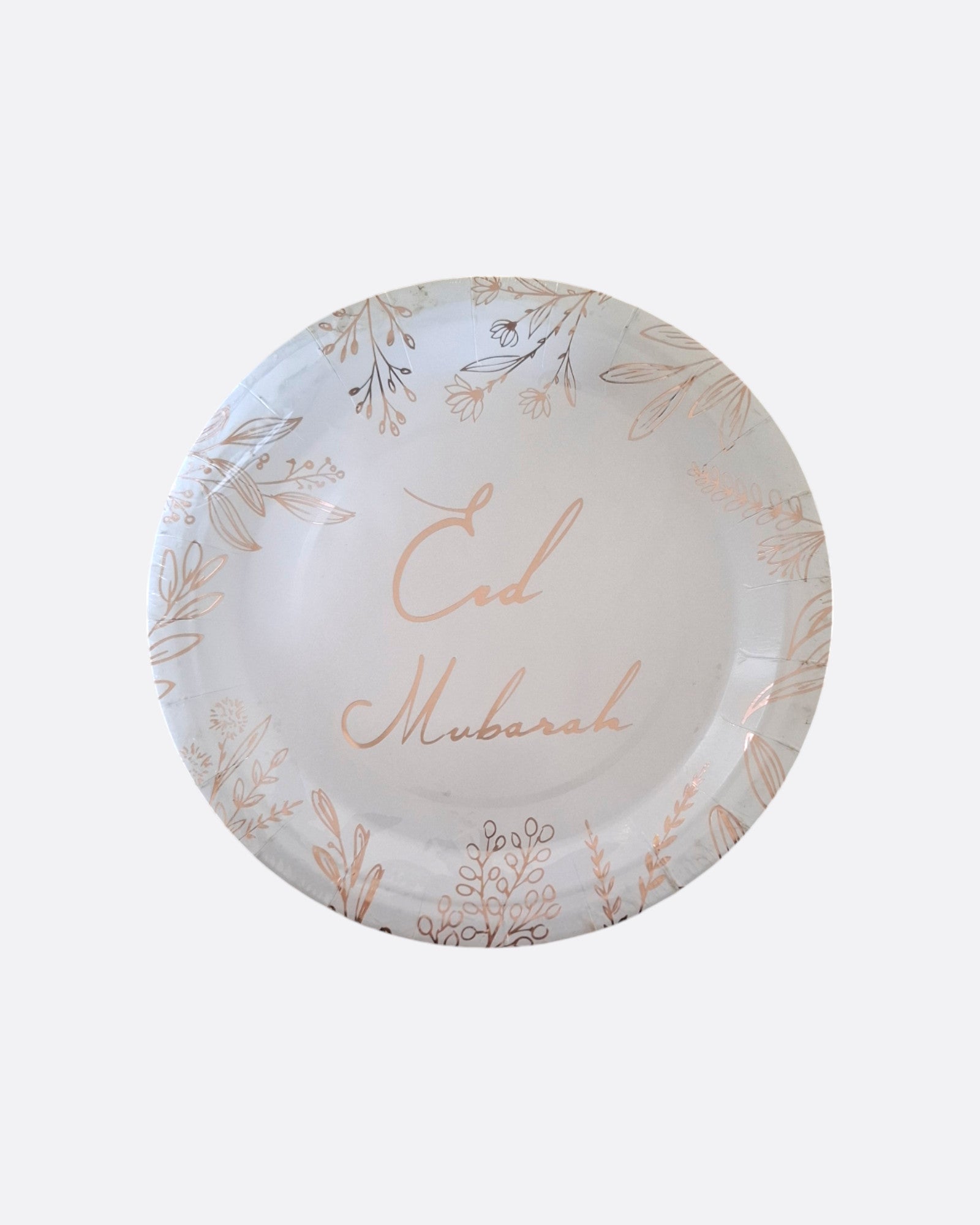 Assiettes - Lot de 10 pièces - Eid Mubarak - Différents coloris