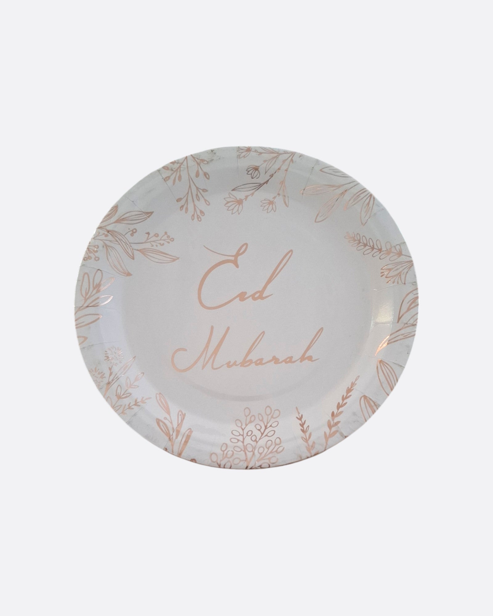 Assiettes - Lot de 10 pièces - Eid Mubarak - Différents coloris