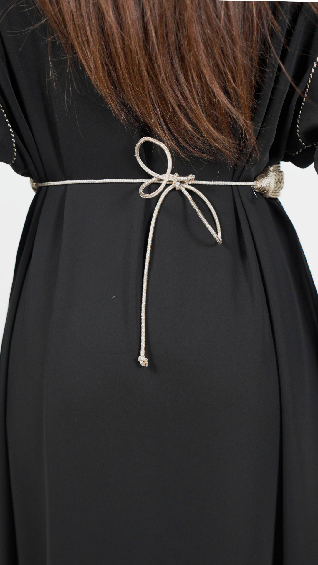 caftan robe marocaine noir