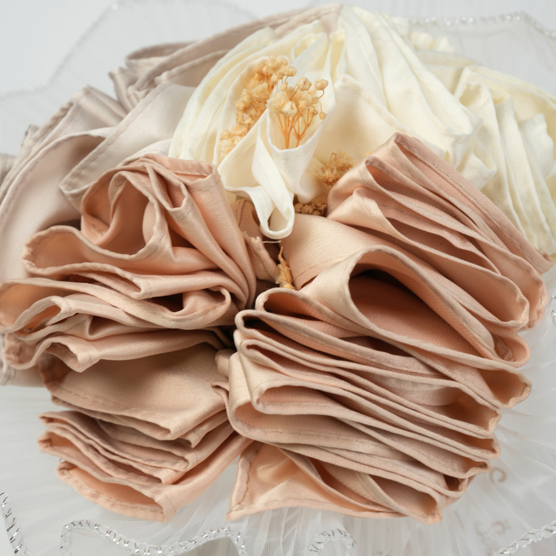 Bouquet de Voile satiné Amira