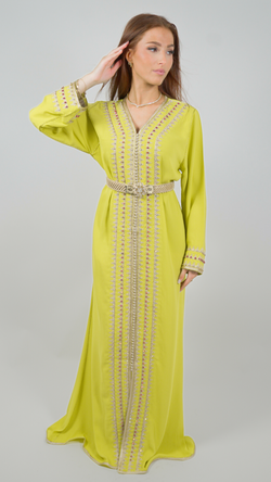 Caftan Vert anis Maria