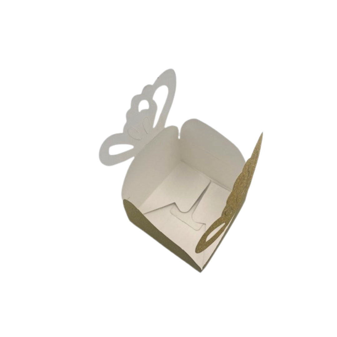 Boîte à gateaux papillon