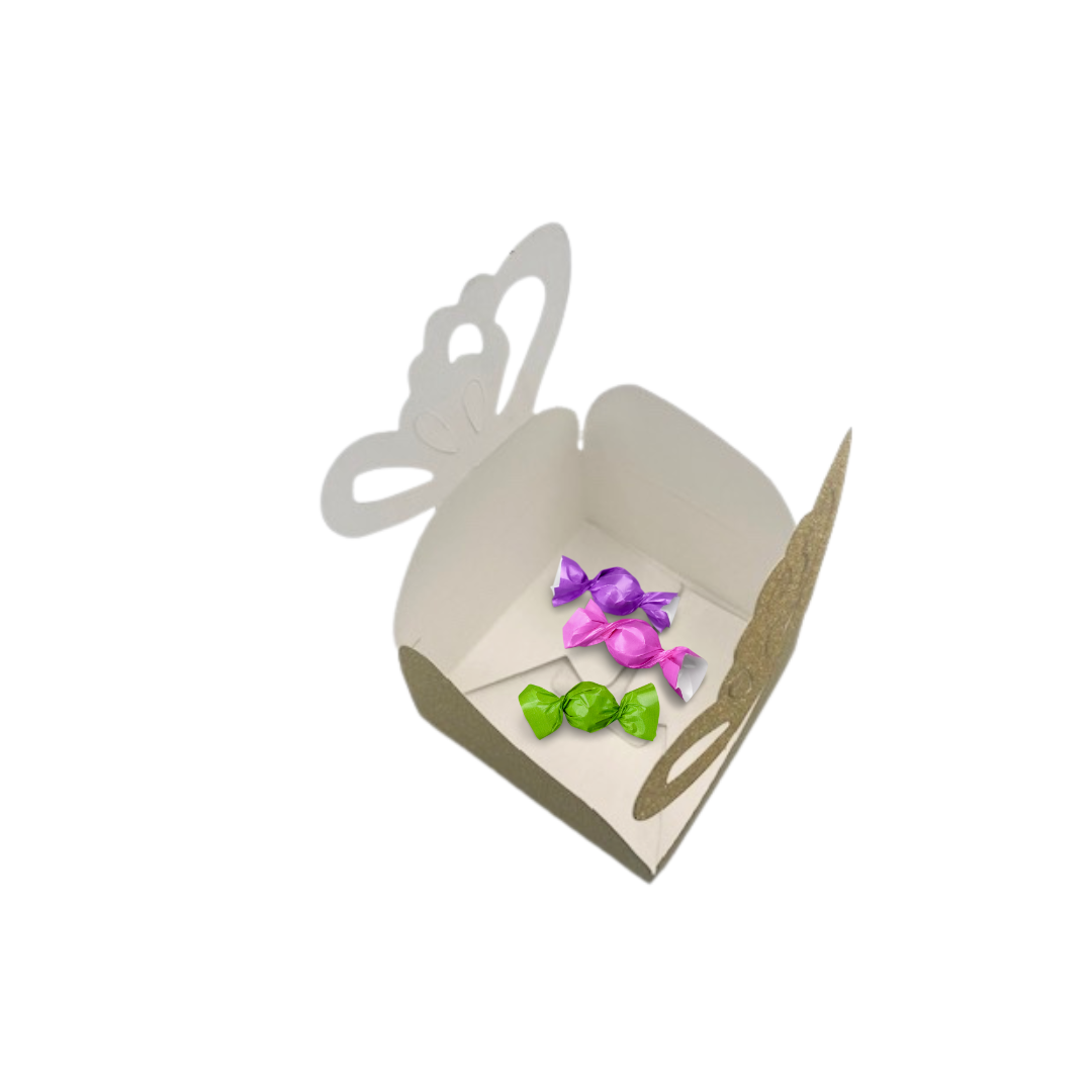 Boîte à gateaux papillon