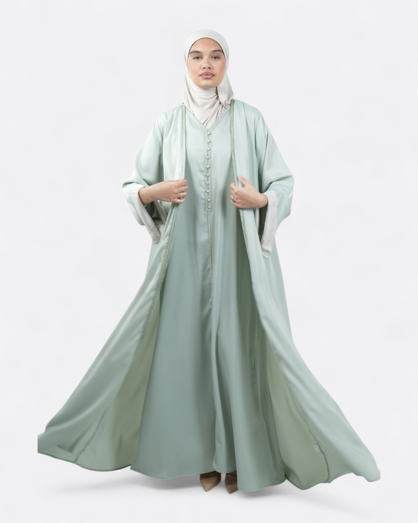 Ensemble Kimono luxueux aux touches orientales