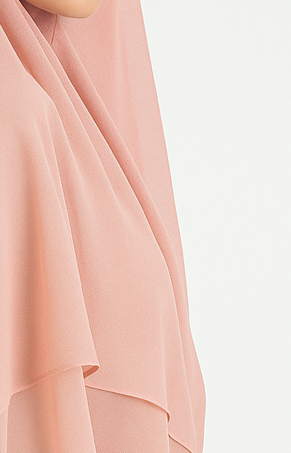 Khimar 3 voiles Élégance Long mousseline