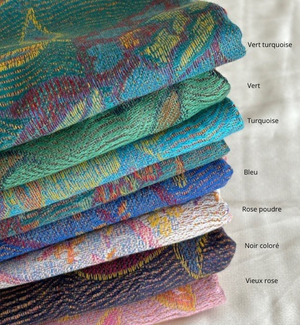 Pashmina à motifs colorés Hendaya