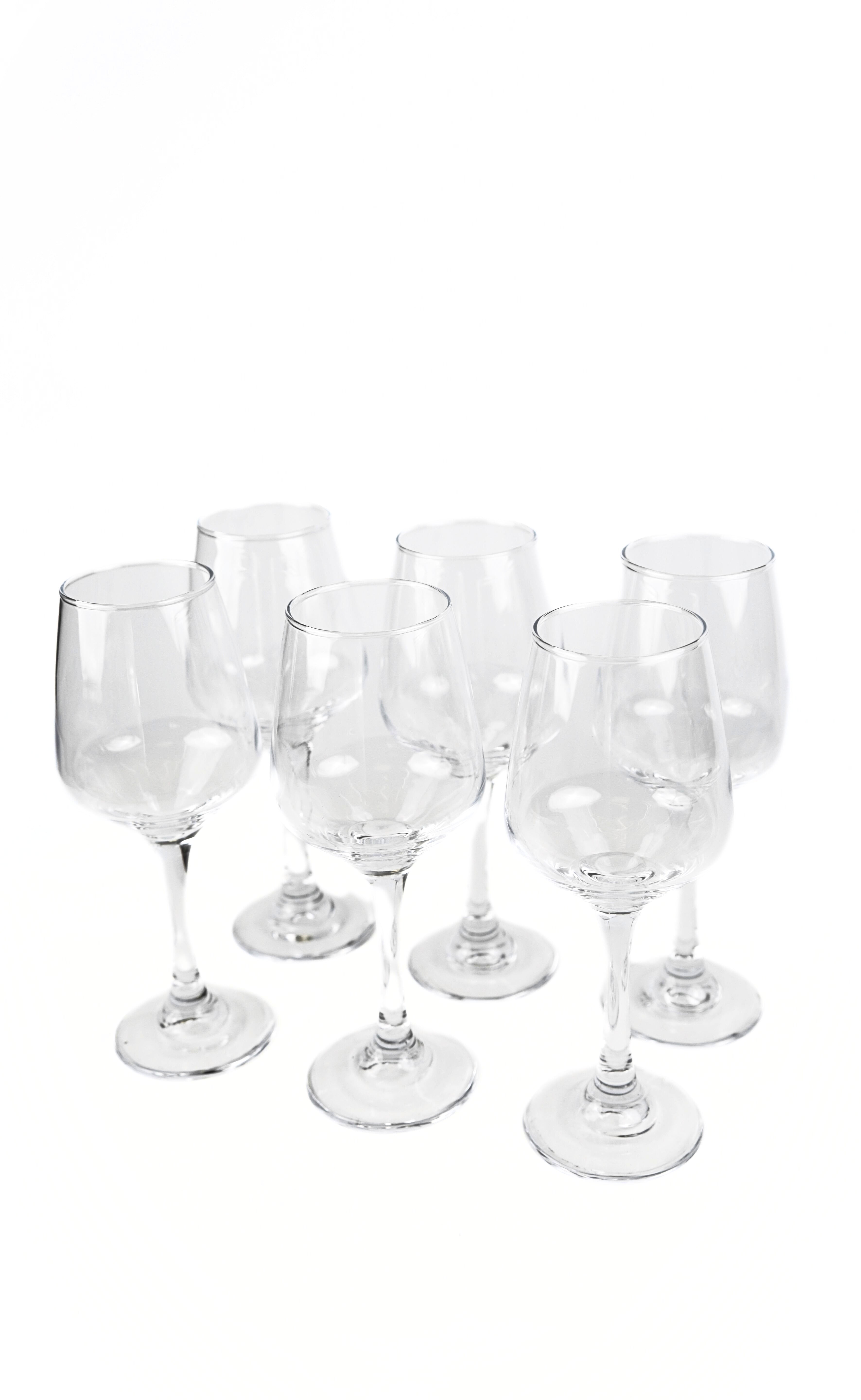 Lot de 6 verres à pied
