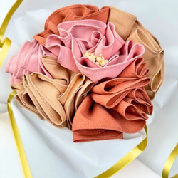 Numéro 4 - Bouquet de voile Pinky brown