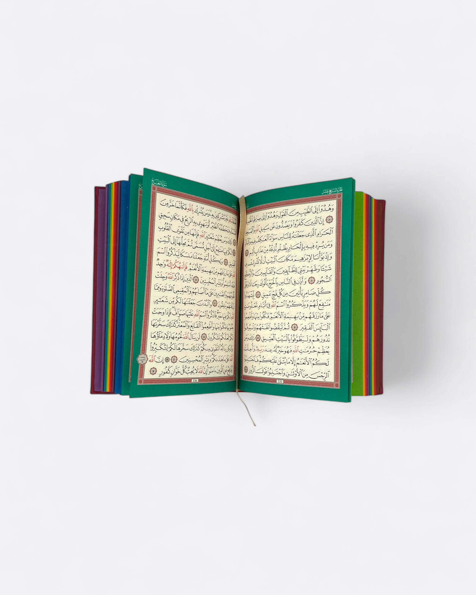 Moushaf | Coran Hafs (Arabe) – Rainbow / Edition Orientica