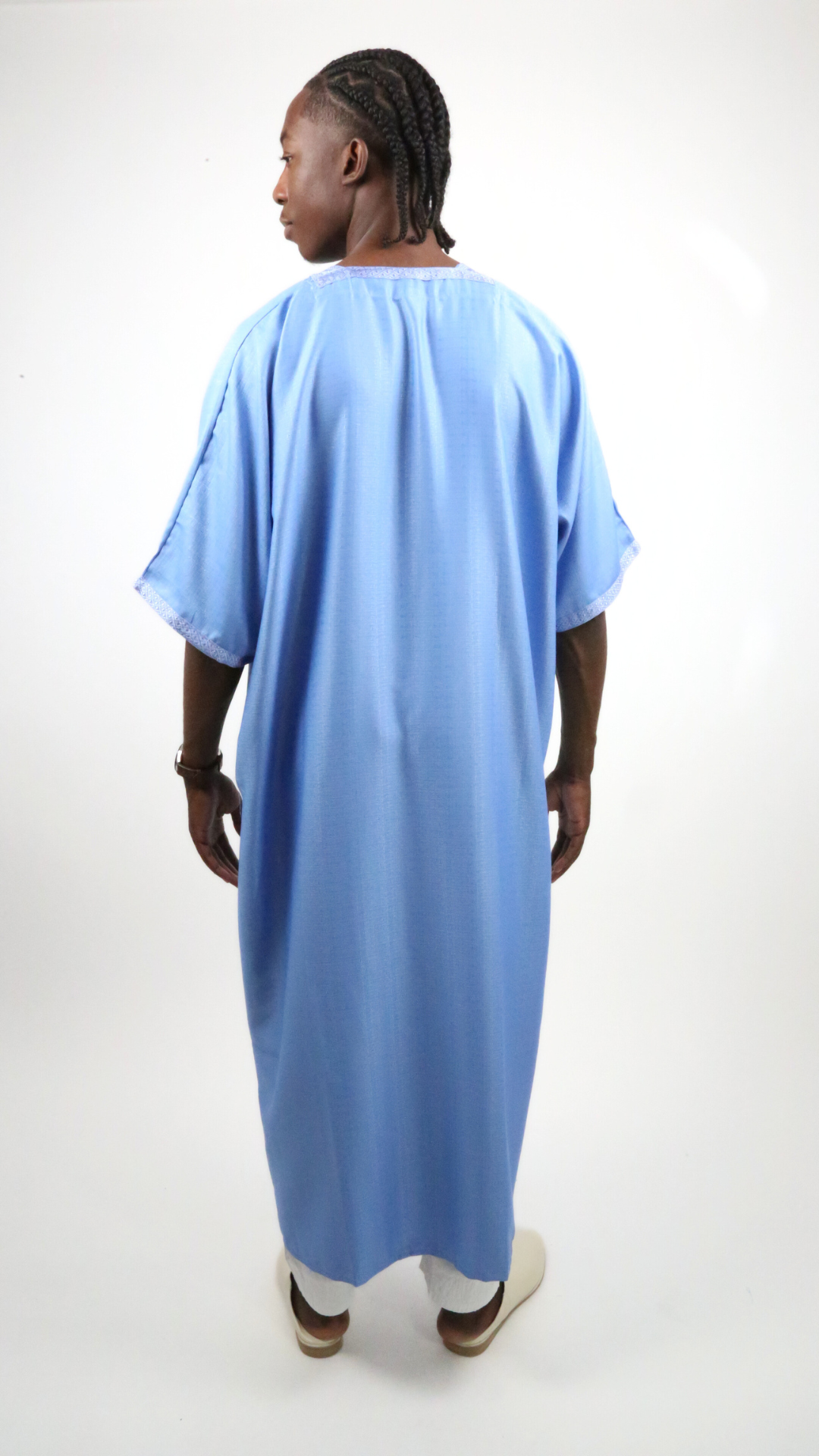 Qamis SALAH brodé - manches 3/4