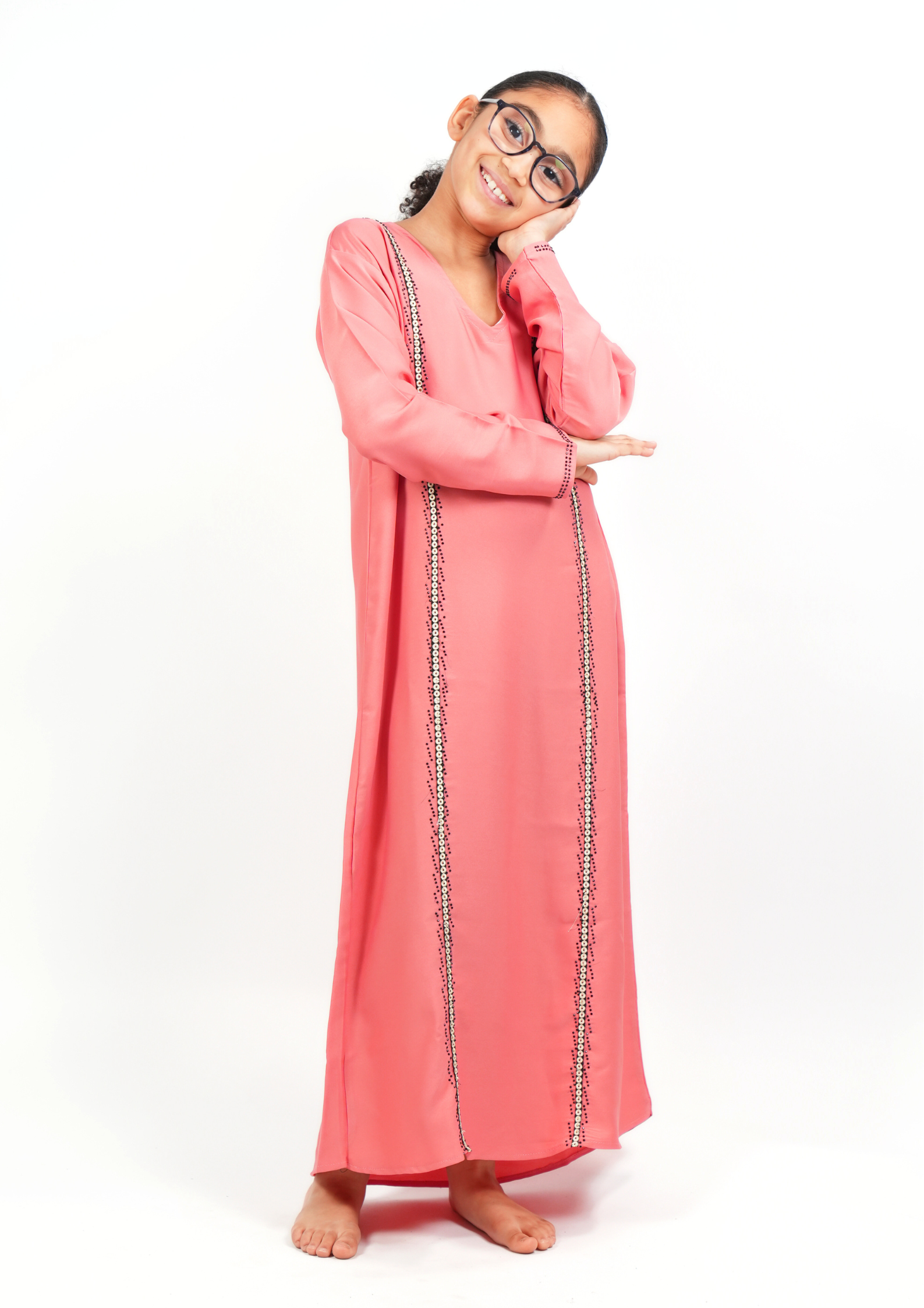 Abaya Haima enfant – coupe fluide et matière agréable à porter
