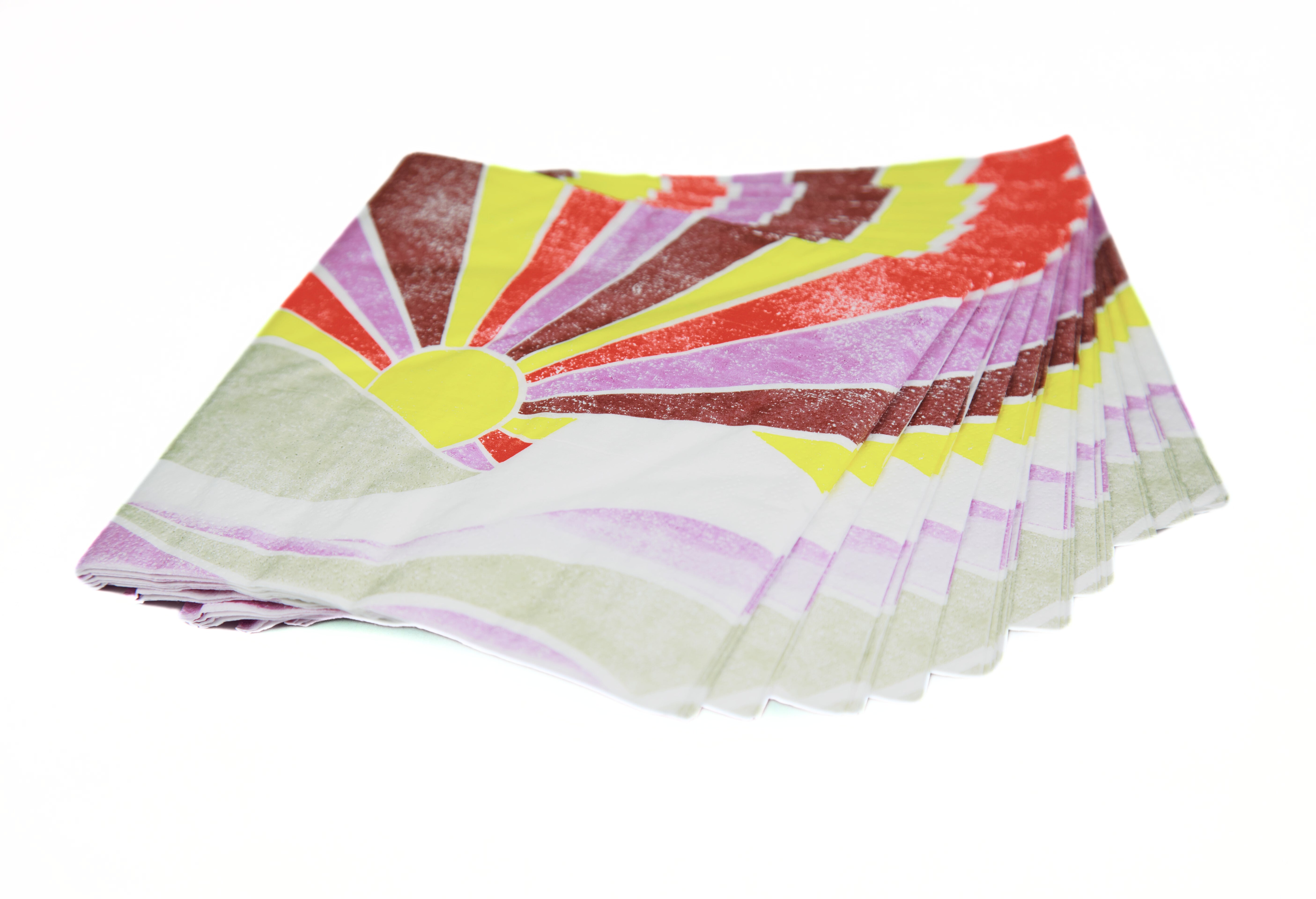 Lot de 20 Serviettes en papier motifs – produit proposé sur Souk Dubaï