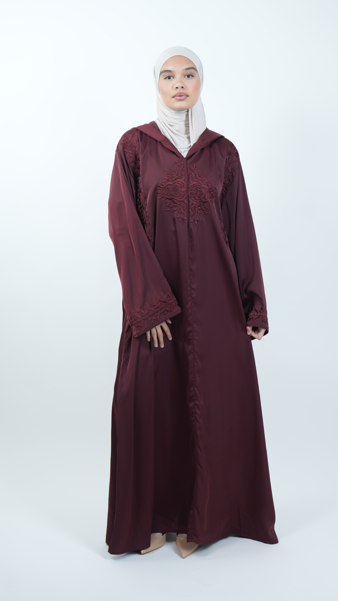 Robe orientale longue avec capuche