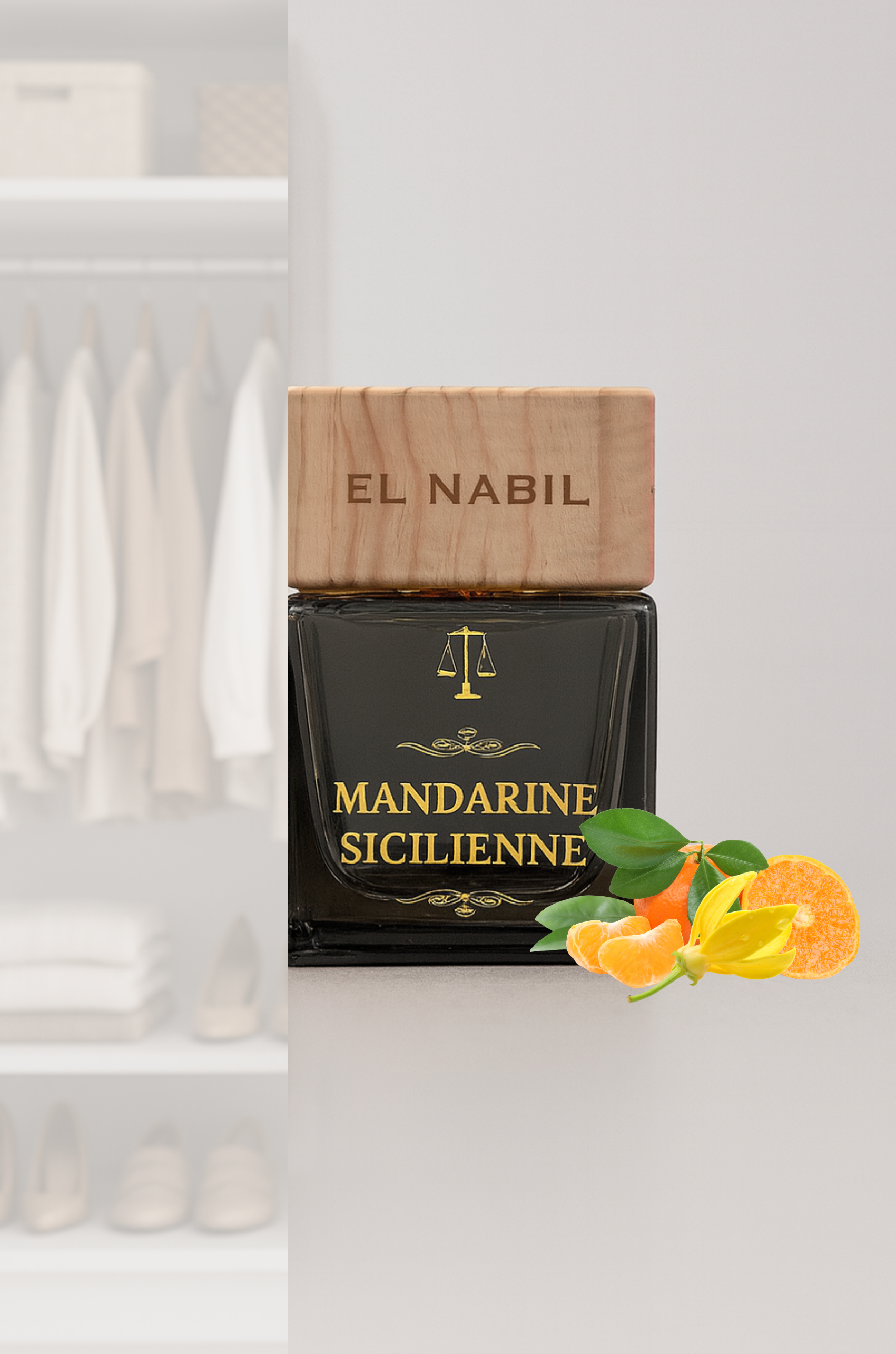 Mandarine Sicilienne – Parfum pour Dressing 50ml – El Nabil