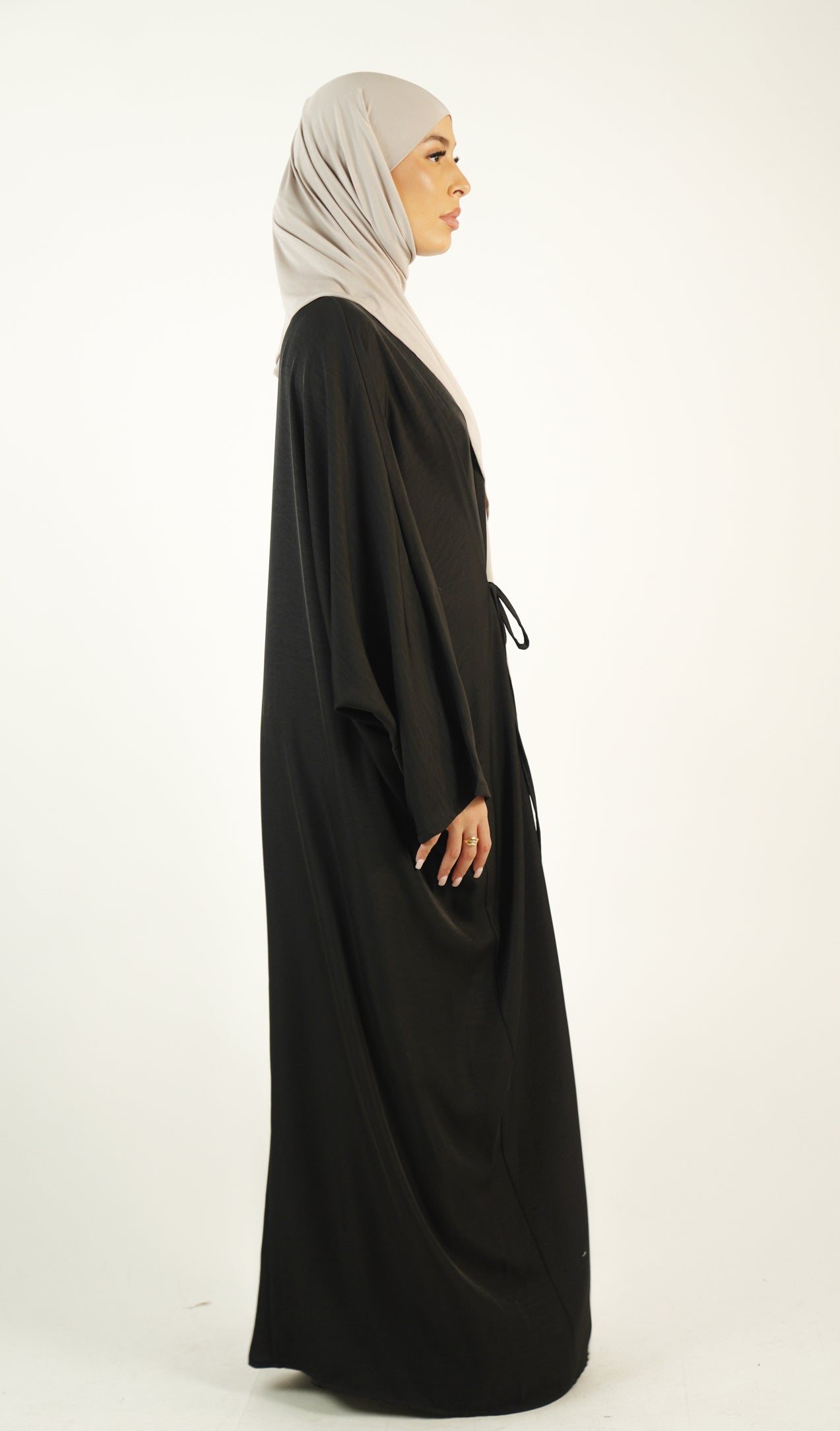 Robe manche papillon avec lien à nouer