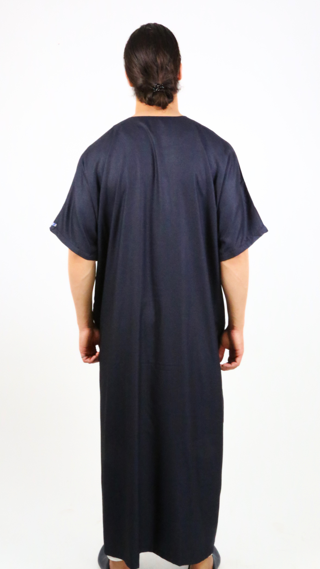 Qamis Ikaf tissu fin - manches courtes