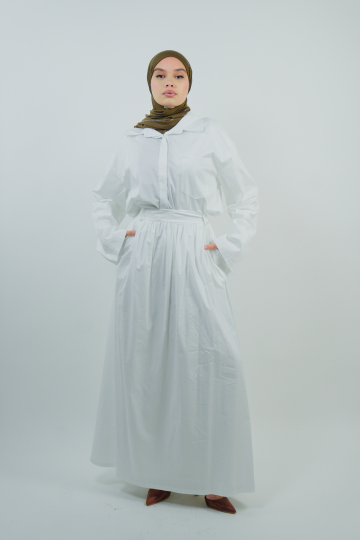 Ensemble Jupe et chemise tendance en Coton