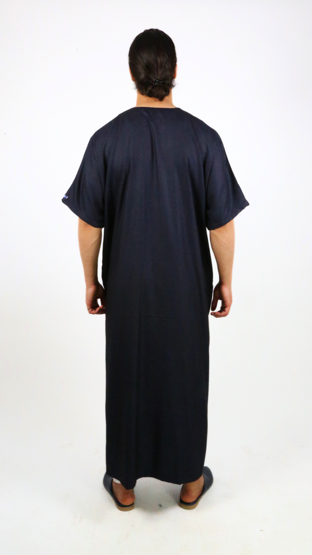 Qamis Ikaf tissu fin - manches courtes