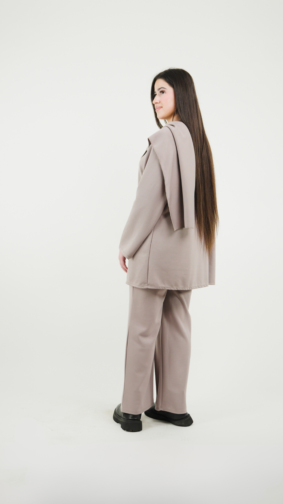 Ensemble pantalon avec pull cape