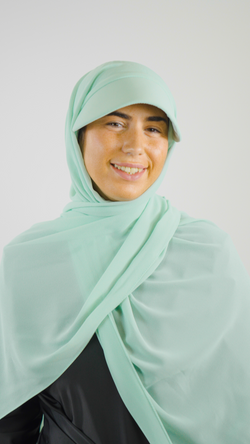 hijab casquette