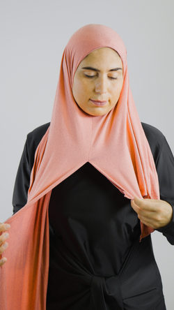 Hijab simple  à enfiler