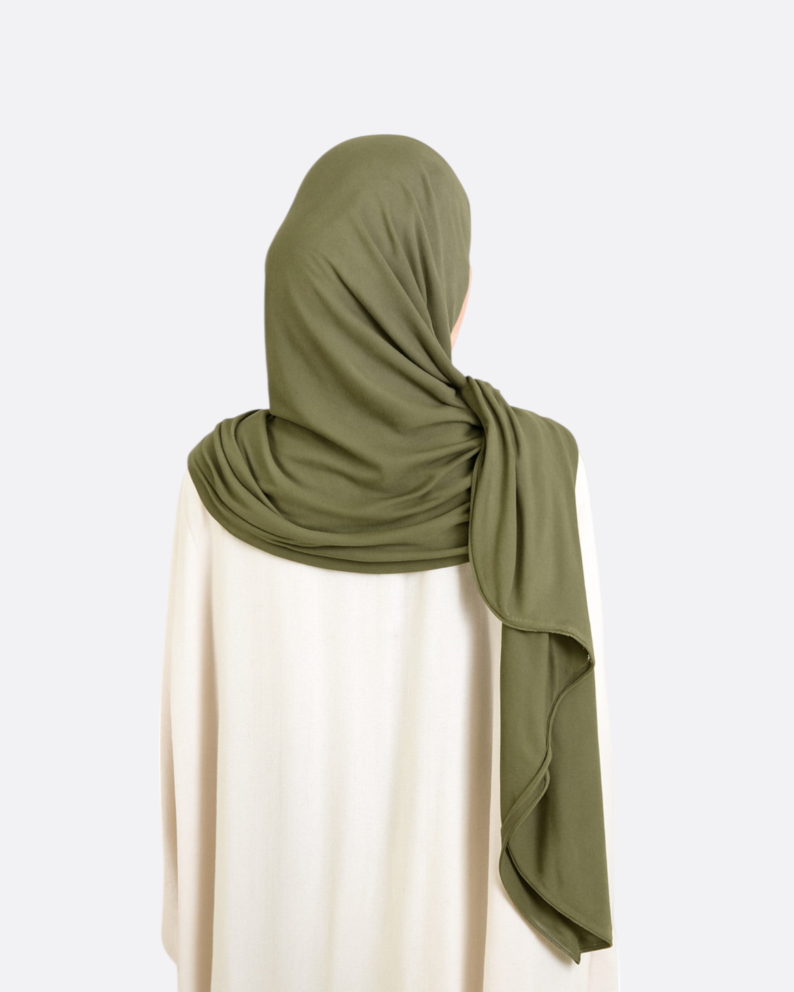 Hijab jersey à enfiler 3 plis