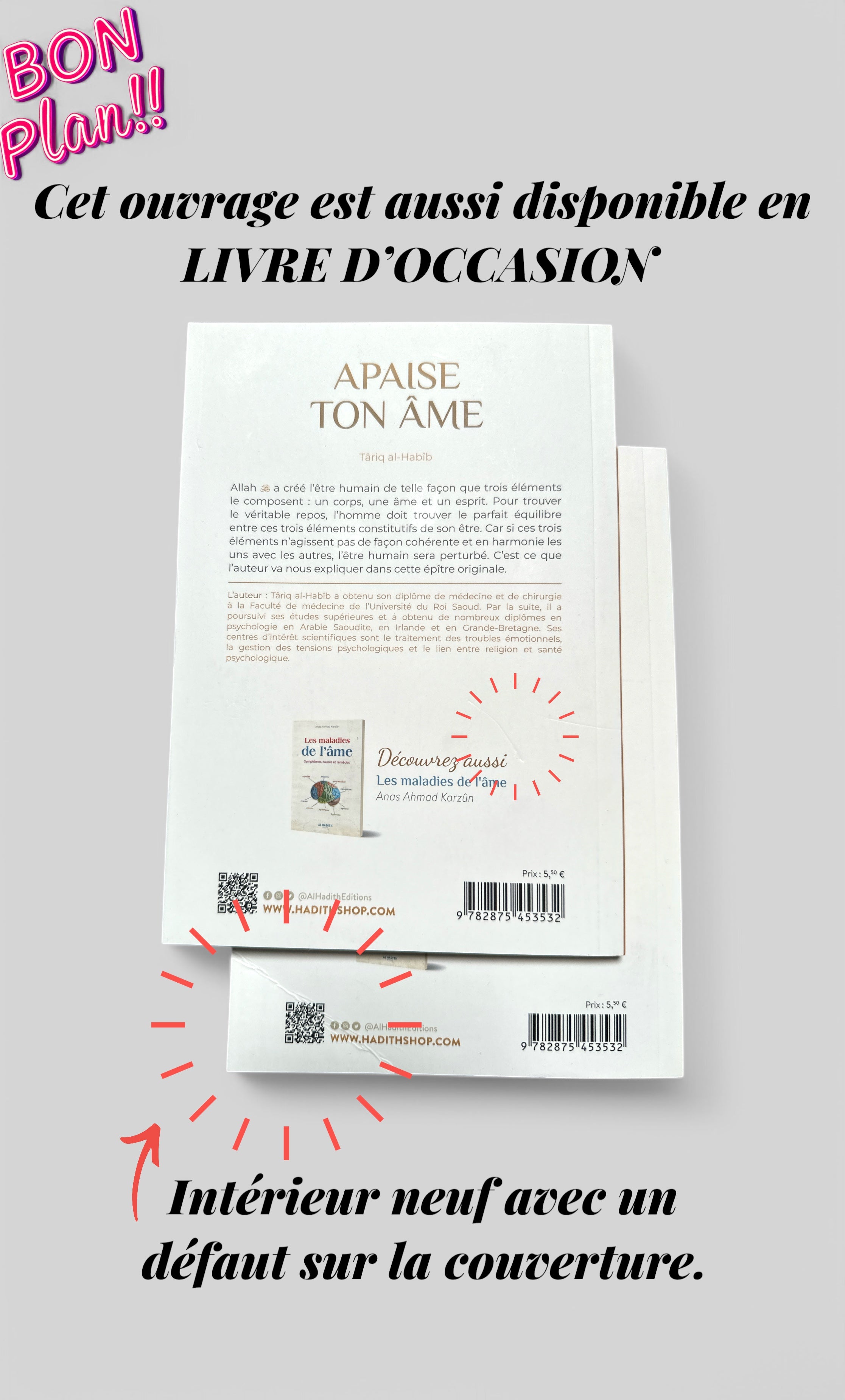 Apaise ton âme - Tariq Al Habib - Edition Al Hadith