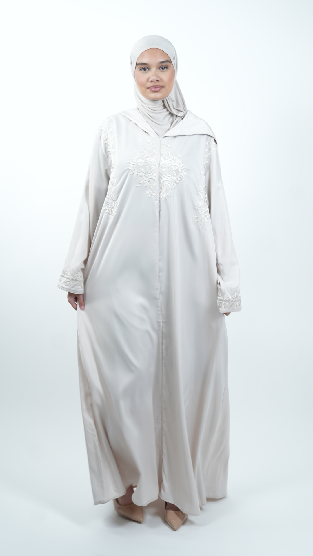 Robe orientale longue avec capuche