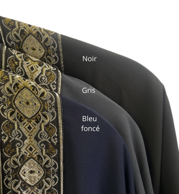 Kimono long luxueux avec ornement