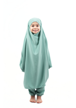 Jilbab with child sarouel