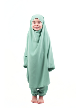 Jilbab with child sarouel