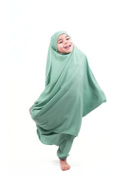 Jilbab with child sarouel