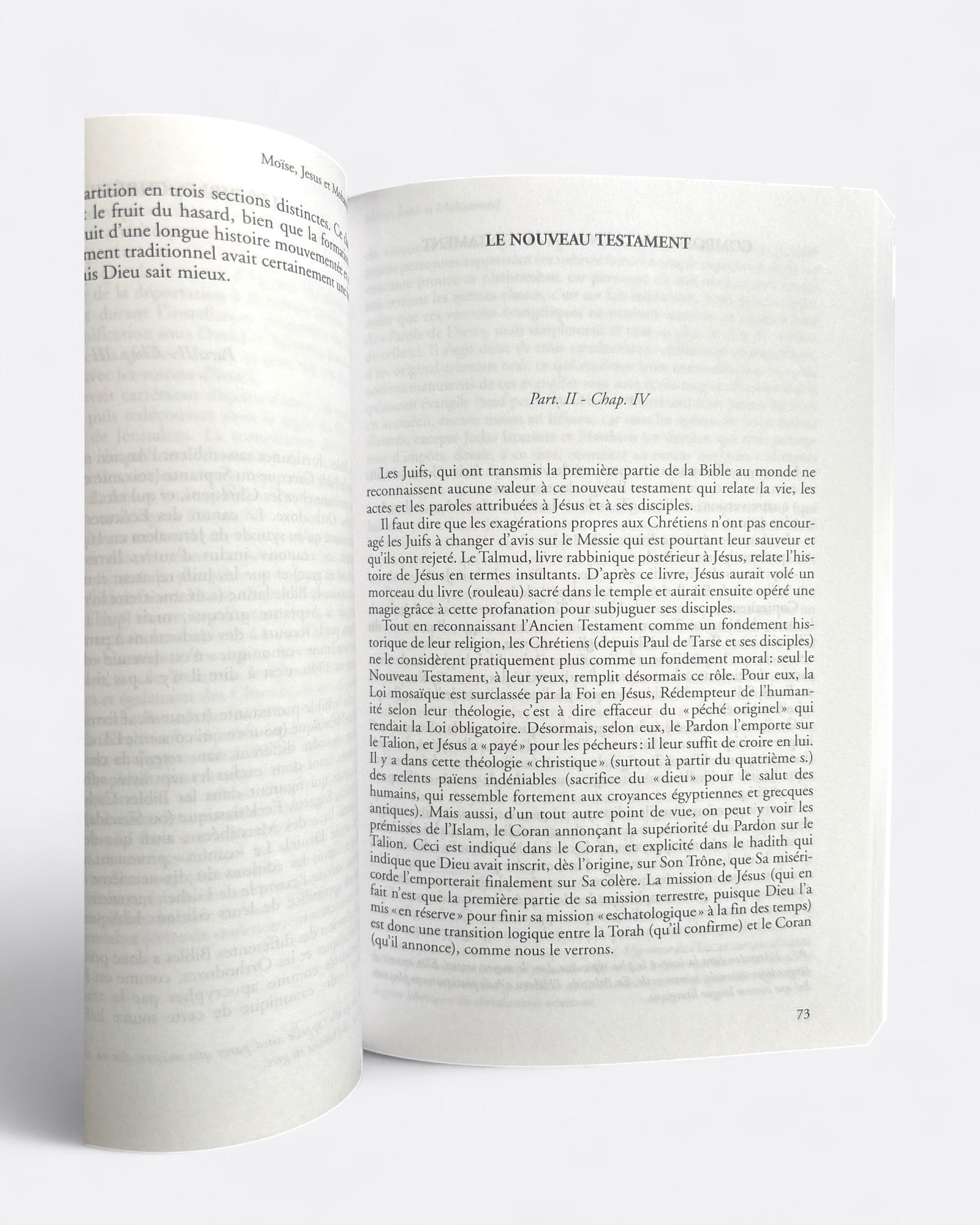 Moise, Jésus, Mohamed : La Torah, l'Evangile et Le Coran - Didier Ali Hamoneau