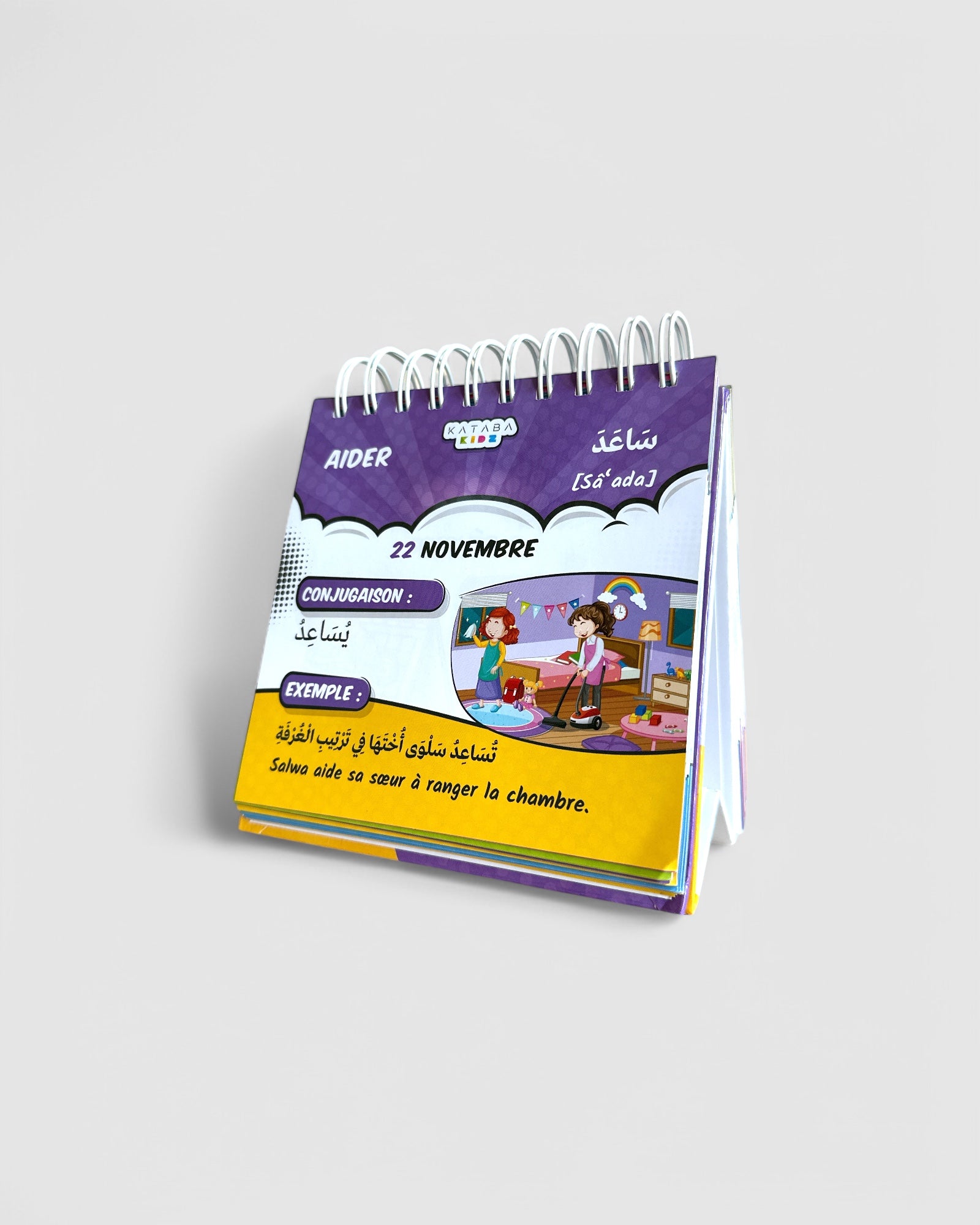 Chevalet / Calendrier : Le mot du jour (Arabe - Français) - Edition Kataba Kids