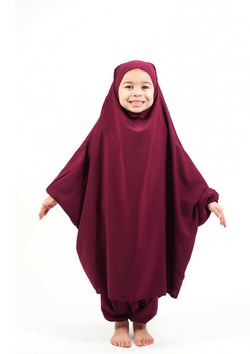 Jilbab with child sarouel