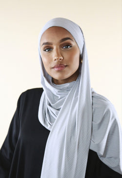 Mon hijab jersey strié