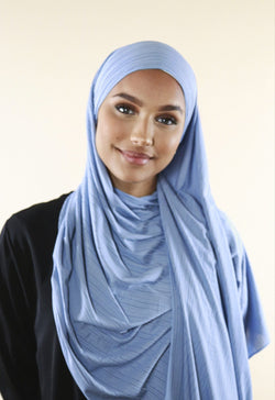 Mon hijab jersey strié