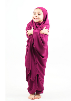 Jilbab with child sarouel