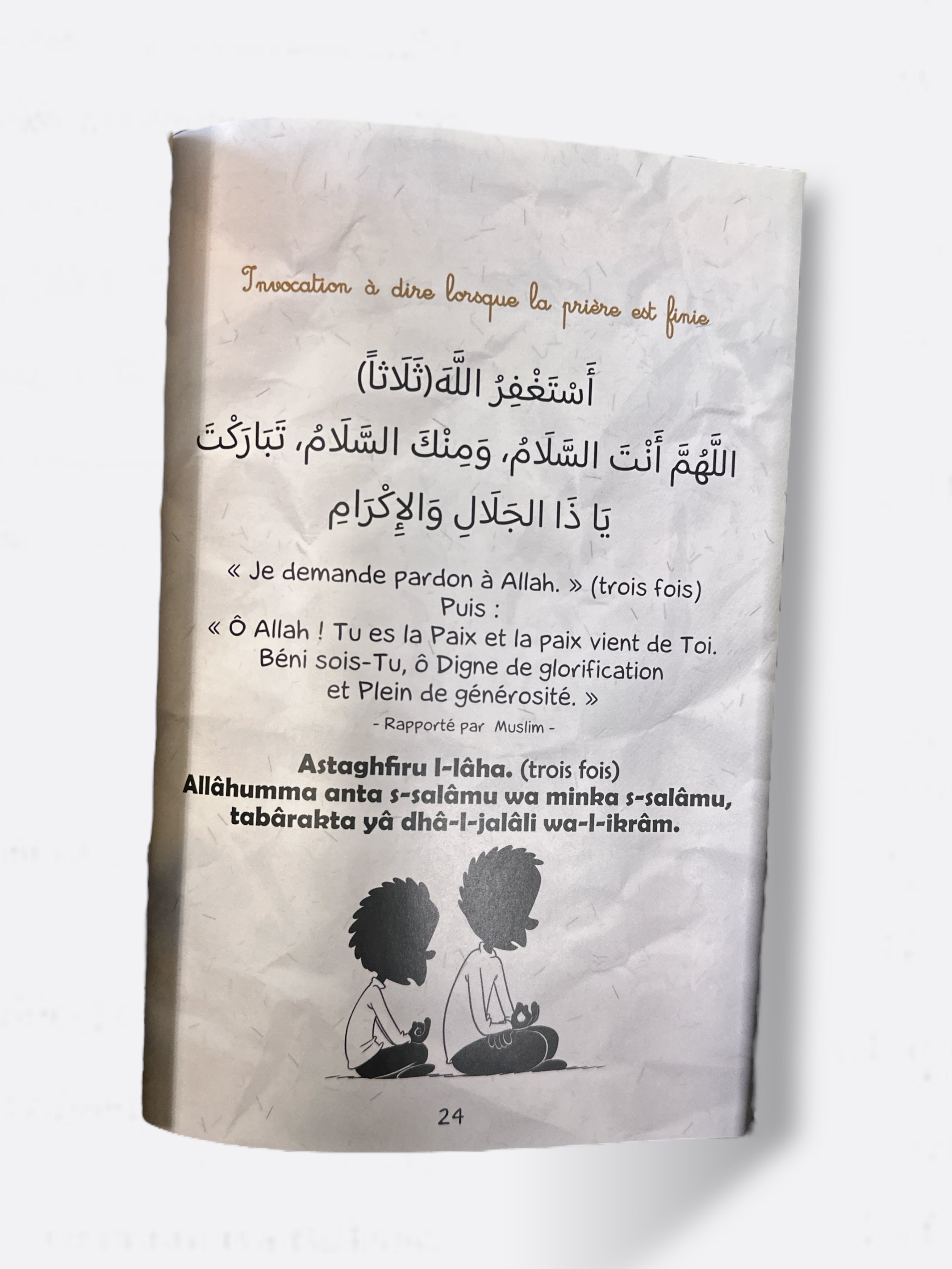 La citadelle du petit musulman- Édition Bdouin