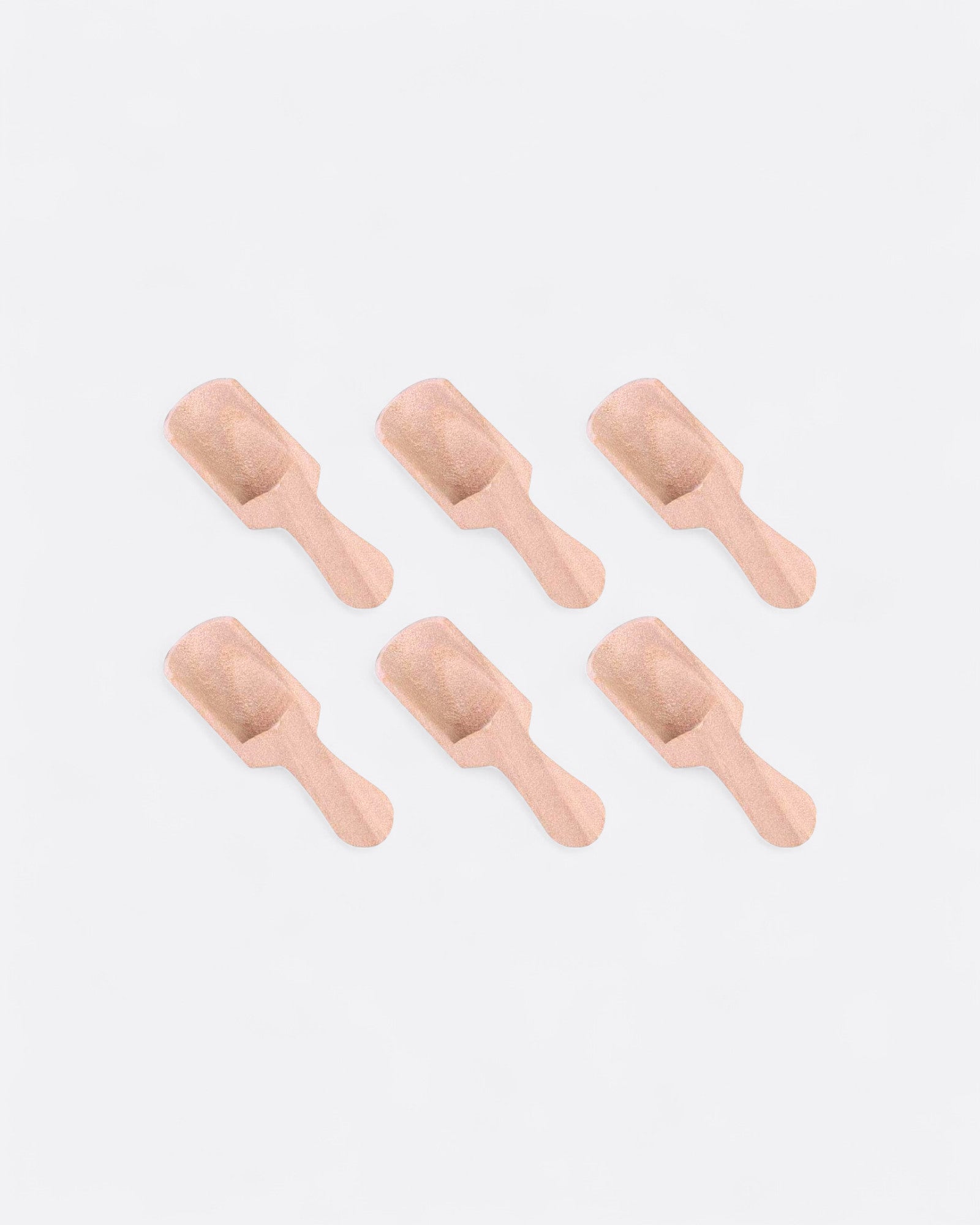 Lot 6 mini cuillères assaisonnement