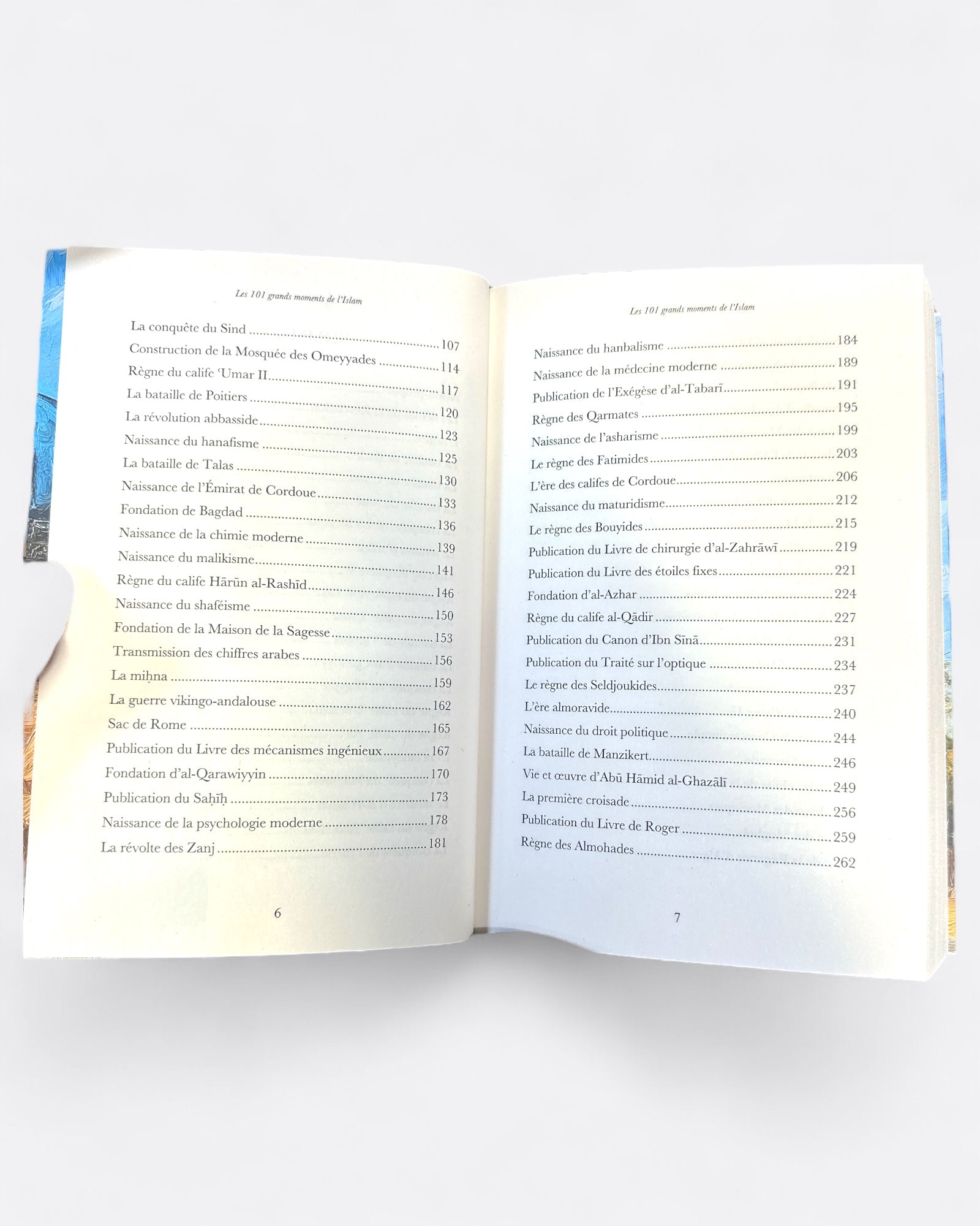 Sommaire - Les 101 Grands Moments de l'Islam : Nouvelle Edition - RENAUD K. - Edition Sarrazins